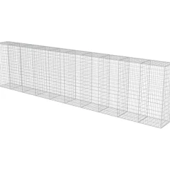 Gabion-kivikori kansilla galvanoitu teräs 600x50x150cm