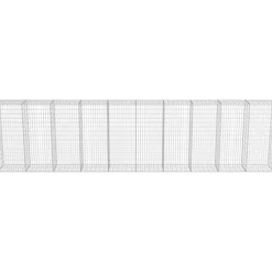 Gabion-kivikori kansilla galvanoitu teräs 600x50x150cm