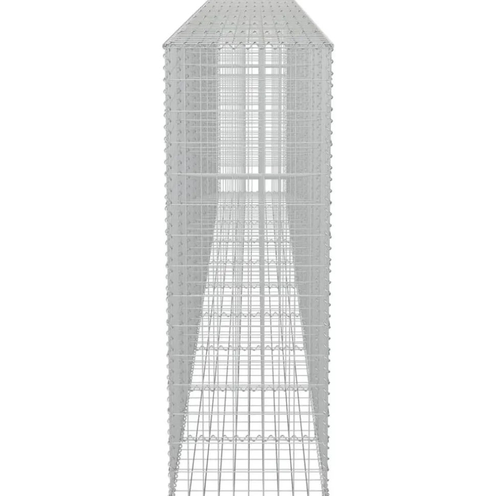 Gabion-kivikori kansilla galvanoitu teräs 600x50x150cm