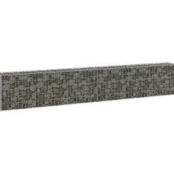 Gabion-kivikori kansilla galvanoitu teräs 300x30x50 cm