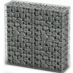 Gabion/kivikori kansilla galvanoitu vaijeri 100x100x30cm