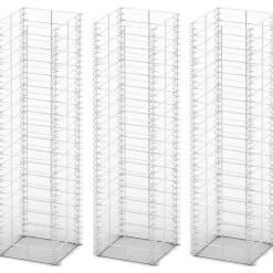 Gabion-/kivikorisarja 3kpl galvanoitu vaijeri 25x25x100cm