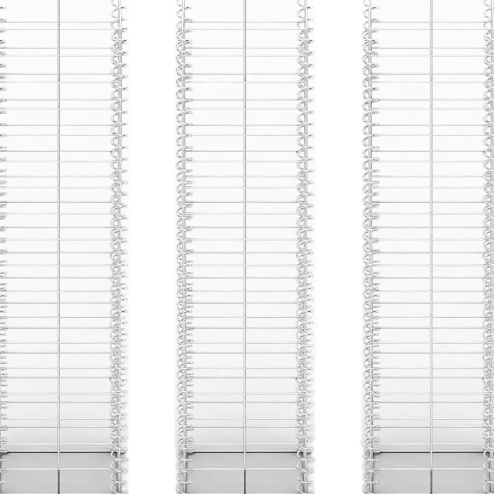 Gabion-/kivikorisarja 3kpl galvanoitu vaijeri 25x25x100cm