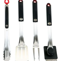 Grillivälinesetti Kobe Premium BBQ, 4-osainen, ruostumaton teräs