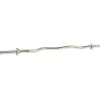 Hauistanko Fit'n Shape Kierrelukoilla 30mm, hopea