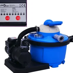Hiekkasuodatinpumppu ajastimella 450 w 25 l