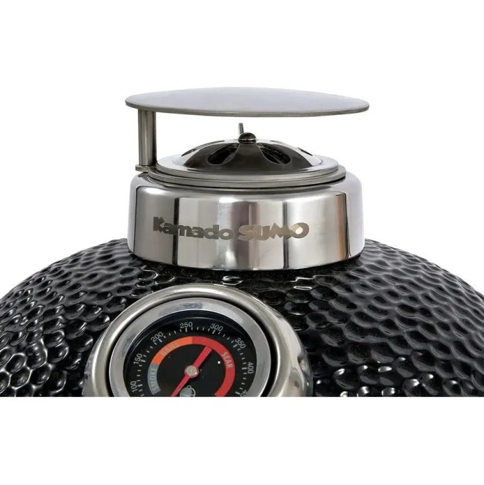 Hiiligrilli Kamado Sumo Signature Junior 15", musta
