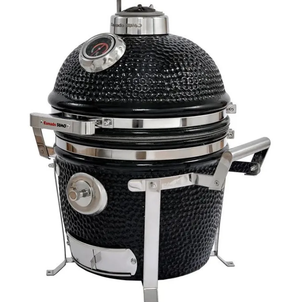 Hiiligrilli Kamado Sumo Signature Junior 15", musta