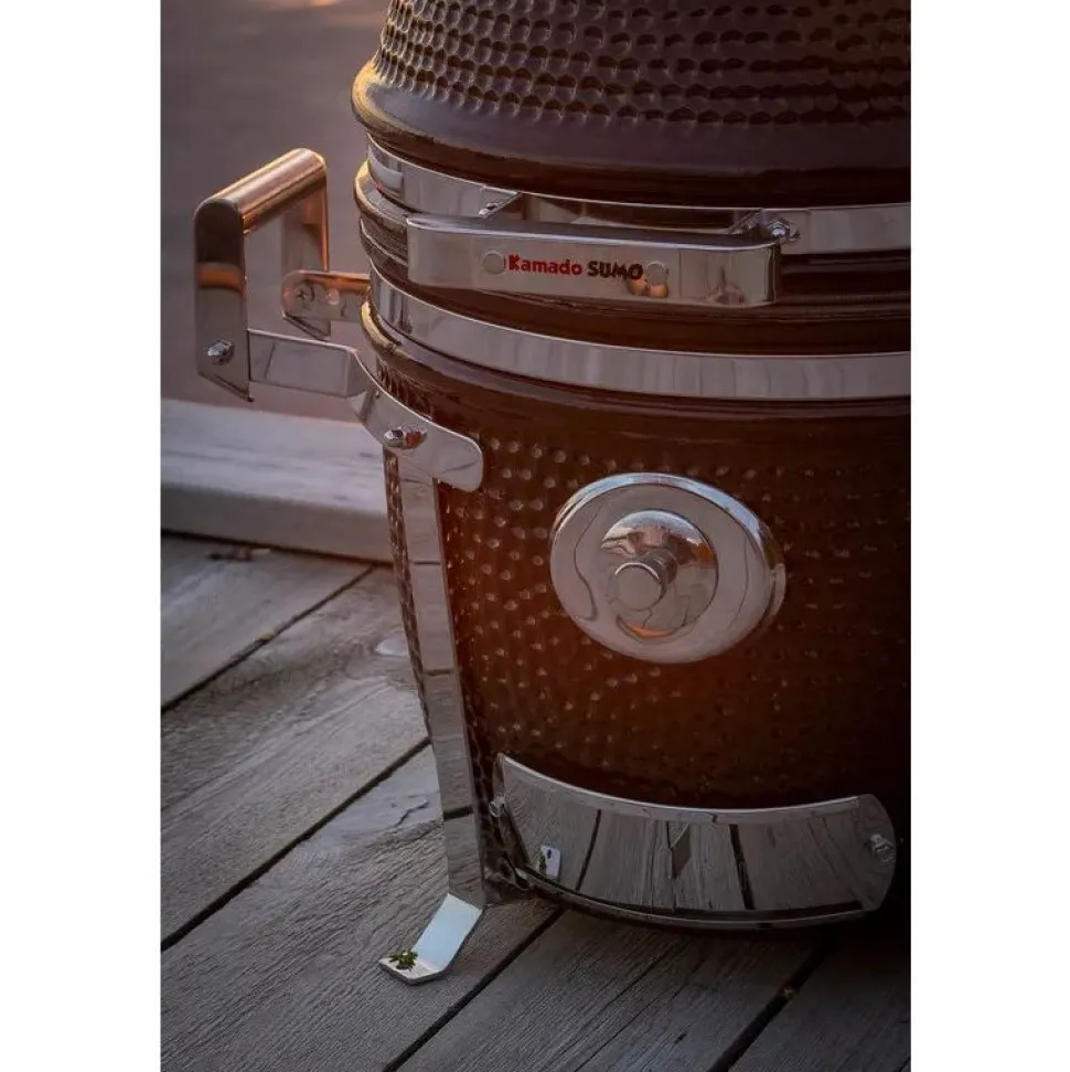 Hiiligrilli Kamado Sumo Signature Junior 15", musta
