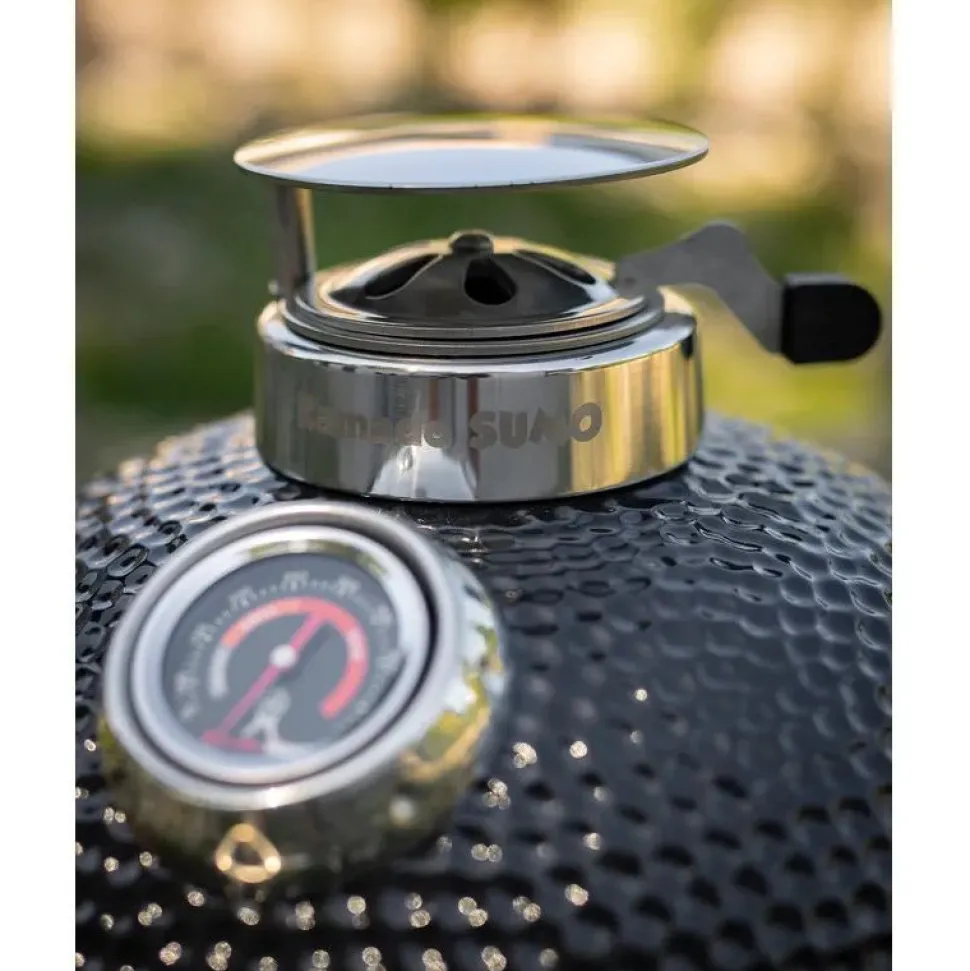 Hiiligrilli Kamado Sumo Signature Junior 15", musta