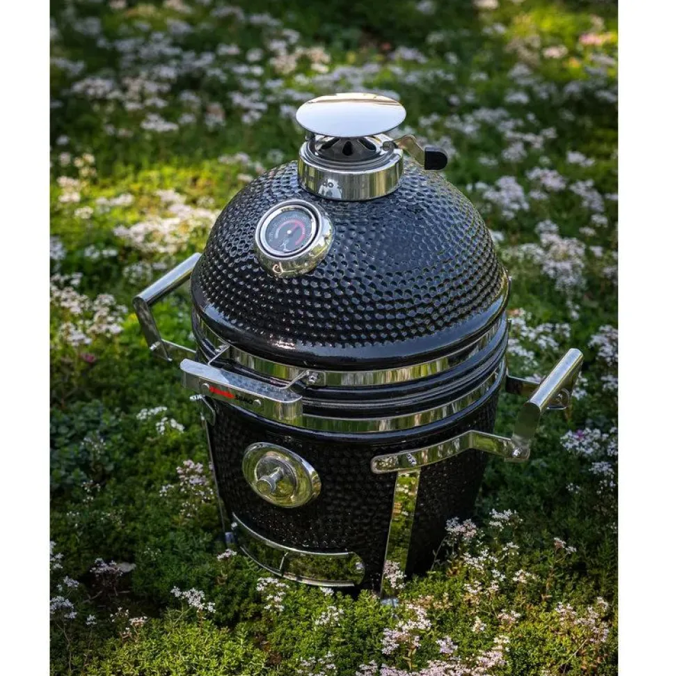 Hiiligrilli Kamado Sumo Signature Junior 15", musta