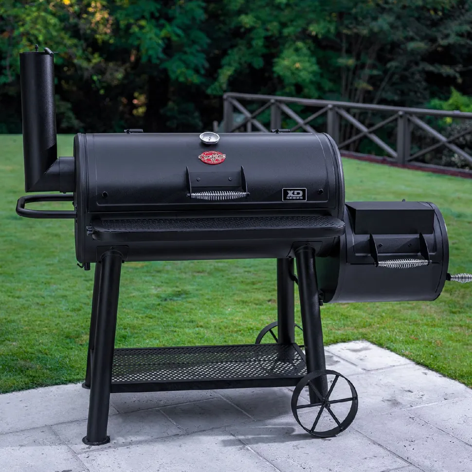 Hiiligrilli/savustingrilli Char-Griller Grand Champ Offset Smoker