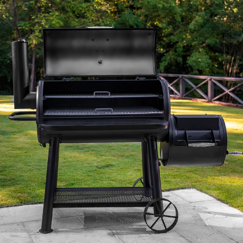 Hiiligrilli/savustingrilli Char-Griller Grand Champ Offset Smoker