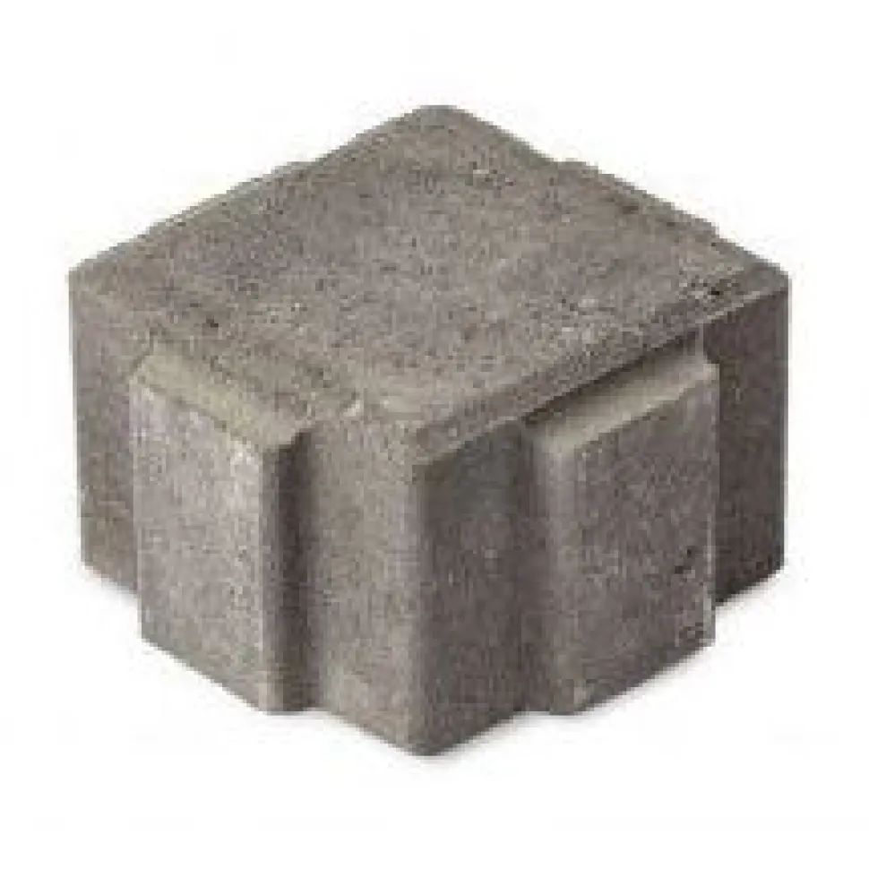 Hulekivi HB-Betoni, 118x118x80mm, musta
