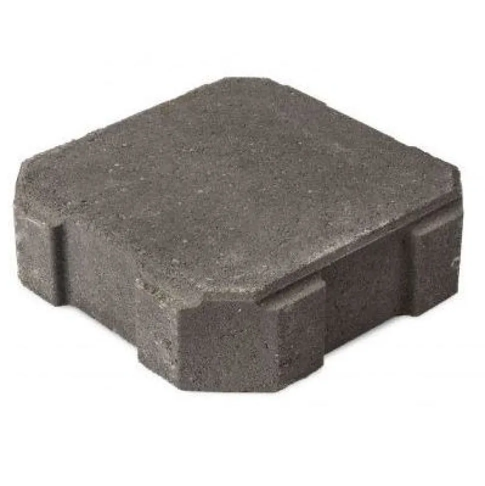 Hulelaatta HB-Betoni, 258x258x80mm, musta, 96kpl/lava