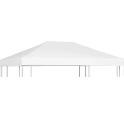 Huvimajan katto 270 g /m² 4x3 m valkoinen (12083)