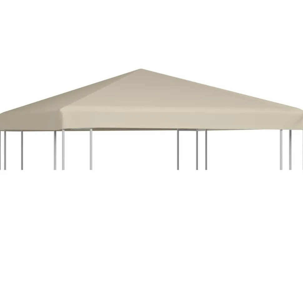 Huvimajan katto 310 g/m² 3x3 m beige
