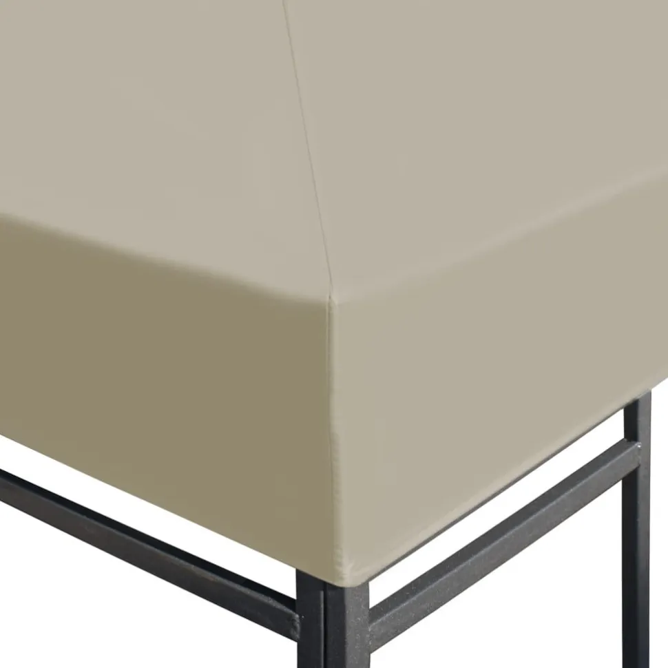 Huvimajan katto 310 g/m² 3x3 m beige