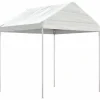 Huvimaja valkoinen 2,28x2,23x2,69 m polyeteeni