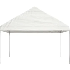 Huvimaja valkoinen 8,92x4,08x3,22 m polyeteeni