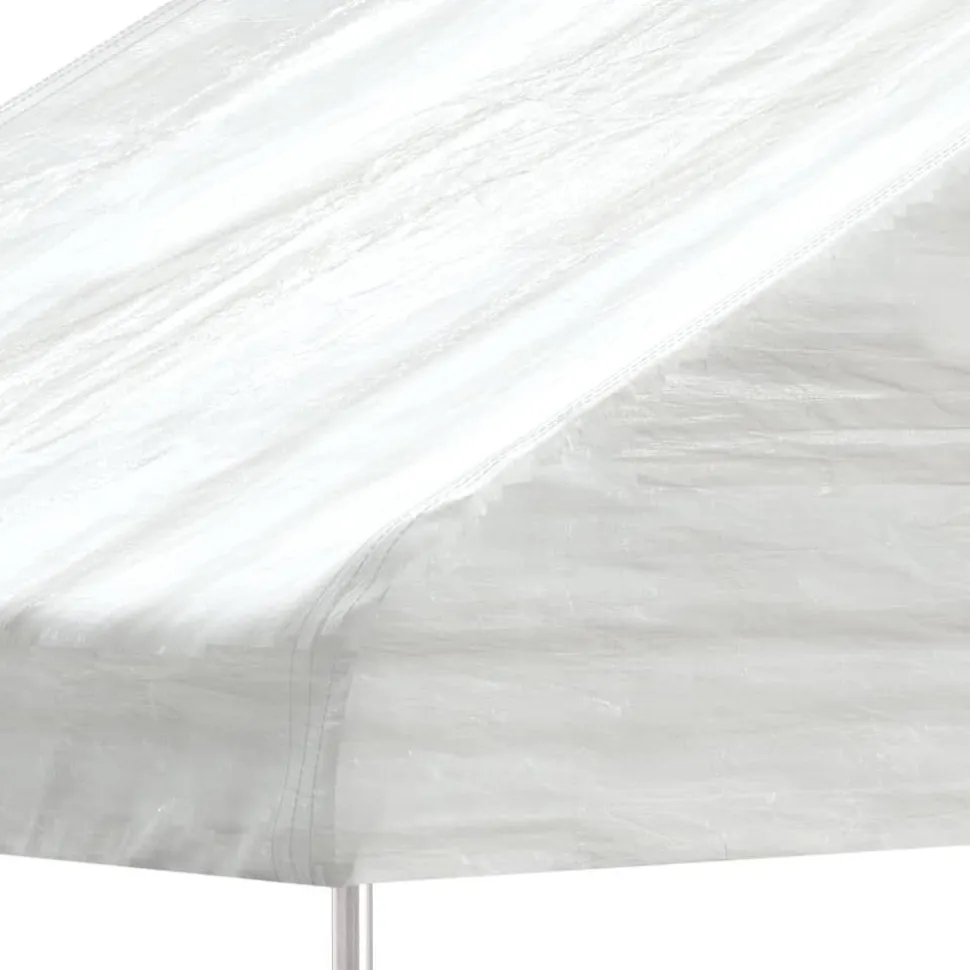 Huvimaja valkoinen 8,92x4,08x3,22 m polyeteeni