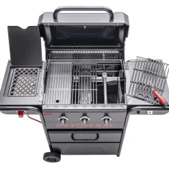 Hybridigrilli Char-Broil Gas2Coal 2.0 330 Special Edition, 3 poltinta, pihvinpaistopoltin