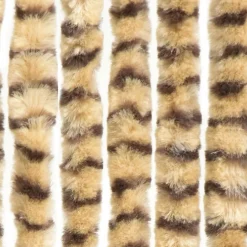 Hyönteisverho beige ja ruskea 100x220 cm chenille