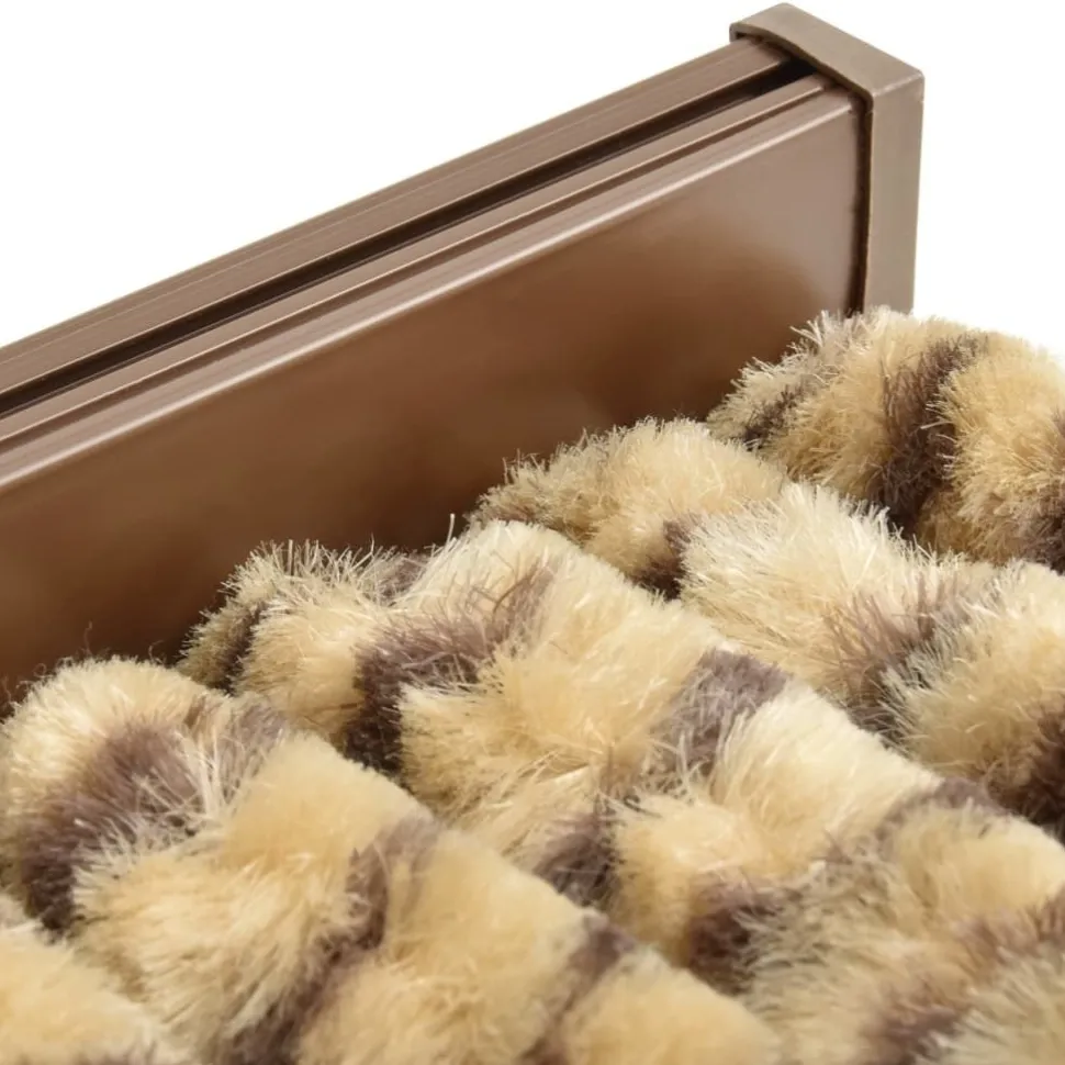 Hyönteisverho beige ja ruskea 100x220 cm chenille