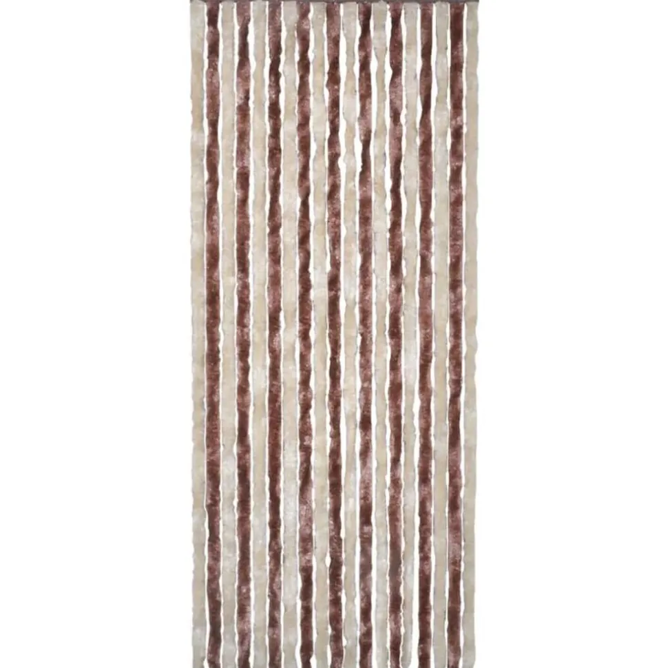 Hyönteisverho beige ja vaaleanruskea 56x200 cm chenille