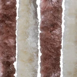 Hyönteisverho beige ja vaaleanruskea 120x220 cm chenille