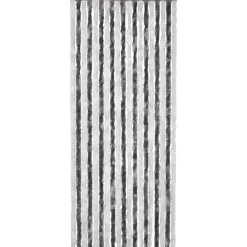 Hyönteisverho harmaa ja valkoinen 56x200 cm chenille
