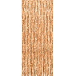 Hyönteisverho okra ja valkoinen 56x185 cm chenille