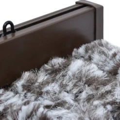 Hyönteisverho ruskea ja beige 120x220 cm chenille