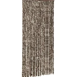 Hyönteisverho ruskea ja valkoinen 100x220 cm chenille