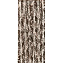 Hyönteisverho ruskea ja valkoinen 56x185 cm chenille