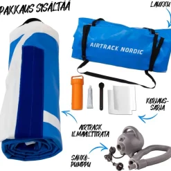 Ilmavolttipatja AirTrack Nordic Deluxe Wide ilmavolttirata eri kokoja