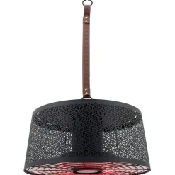 Infralämmitin Pistesarjat Sunred Dark Smart Moderna Artix Hanging, IP44, 2000W, musta