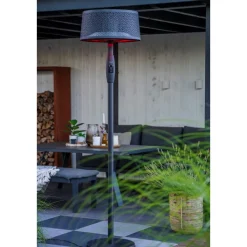 Infralämmitin Pistesarjat Sunred Dark Smart Moderna Artix Standing, IP44, 2000W, musta