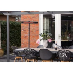 Infralämmitin Pistesarjat Sunred Dark Standing, IP55, 2500W, musta