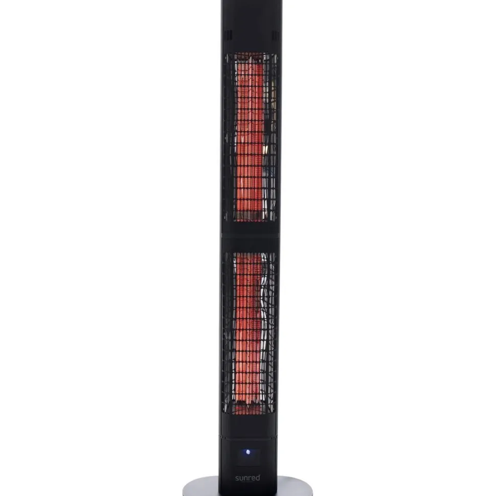 Infralämmitin Pistesarjat Sunred Dark Valencia Lounge, IP55, 3000W, musta