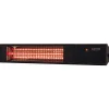 Infralämmitin Pistesarjat Sunred Ultra Fortuna Wall, IP55, 1500W, musta