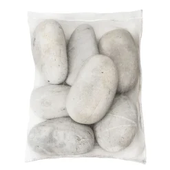 Iso koristekivi Kekkilä, 60 säkkiä x 10 kg/lava, 120-200mm, vaalea kvartsi
