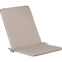Istuin-selkänojapehmuste Home4You OHIO vedenpitävä, 43x90x2,5 cm beige