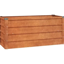 Istutuslaatikko Ruoste, corten-teräs, eri kokoja