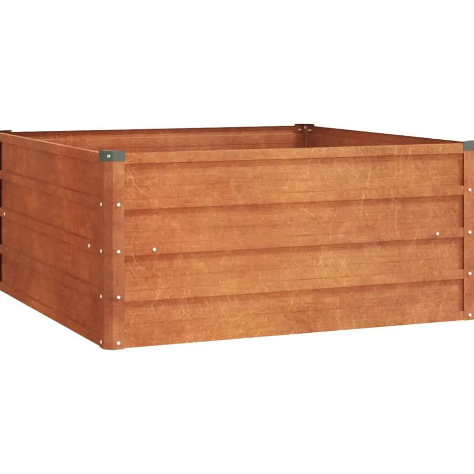Istutuslaatikko Ruoste, corten-teräs, eri kokoja