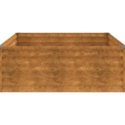 Istutuslaatikko 100x100x36 cm corten-teräs