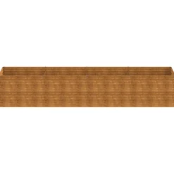 Istutuslaatikko 386x100x69 cm corten-teräs