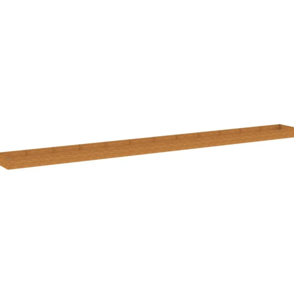 Istutuslaatikko 1150x100x36 cm corten-teräs
