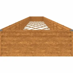 Istutuslaatikko 1150x100x36 cm corten-teräs