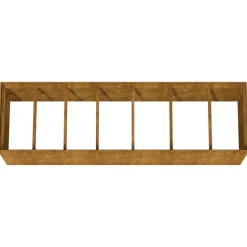 Istutuslaatikko 280x80x80 cm corten-teräs